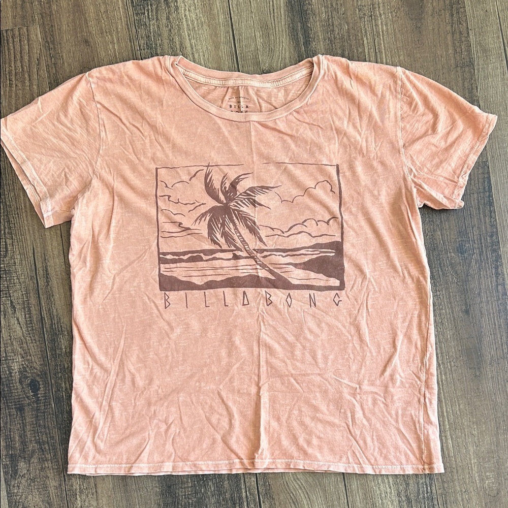 Billabong women’s sun bleached Coral Palm Tee